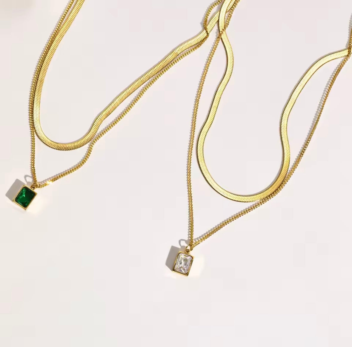 Radiant Reflection Necklace set