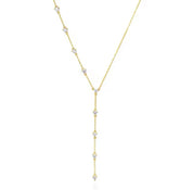 Zircon shed necklace