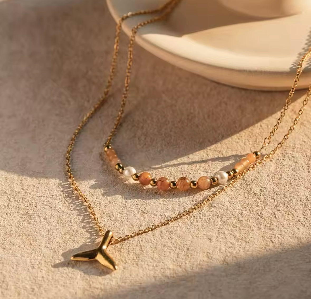 Sea fin necklace